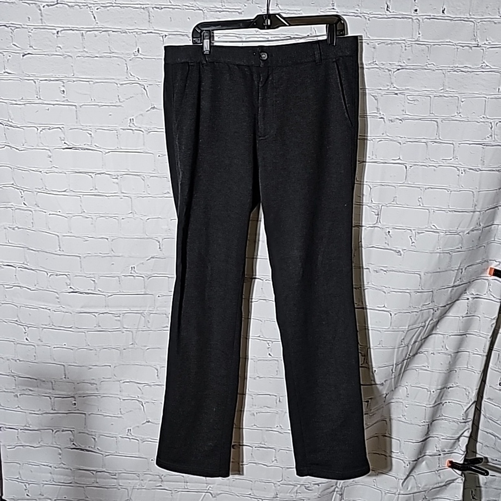 Betabrand sz 34 x 32 charcoal gray dress pants MP30